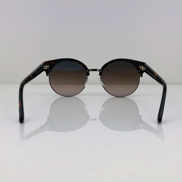 New TOM FORD Alissa Round Havana Brown Sunglasses - Picture 7 of 16